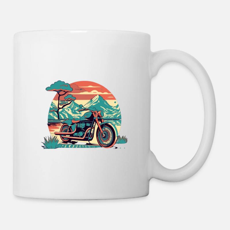 MOTO - Mug blanc - blanc