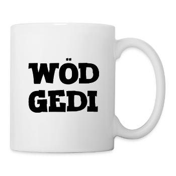 Wöd Ged Wöd Gedi bester Ged Patenonkel Österreich - Tasse - Weiß - Rechts