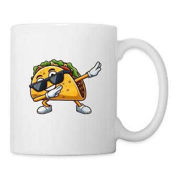 Sweet Taco Dabbing Comic Fast Food - Mug - white - Right