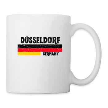 Dusseldorf Germany Flag - Mug - white - Right