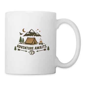 Adventure awaits - Tasse - Weiß - Rechts
