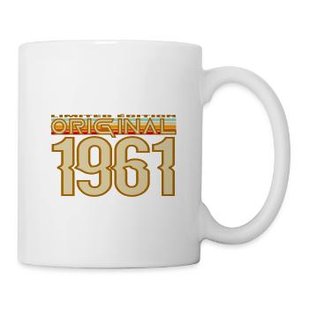 Original 1961 Retro Vintage Tee - Mug blanc - blanc - Droite
