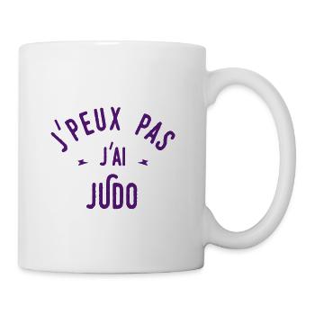 j'peux pas j'ai judo - Mug blanc - blanc - Droite