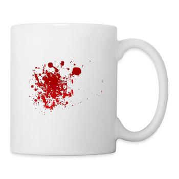 Blut Blood - Tasse - Weiß - Rechts