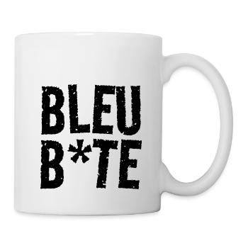 bleu bite - Mug blanc - blanc - Droite