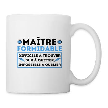 Remerciements Maitre Formidable Cadeau Enseignants - Mug blanc - blanc - Droite