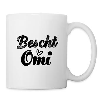 Bescht Omi beschte Grosi Oma Schweiz Grosi - Tasse - Weiß - Rechts