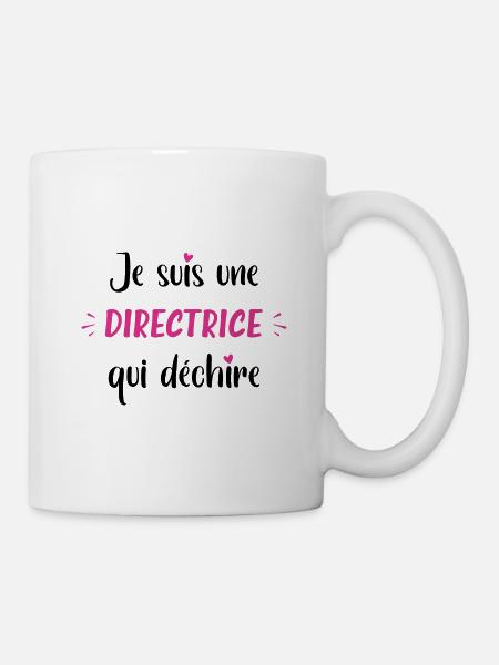 Je suis une directrice qui déchire - Mug blanc - blanc