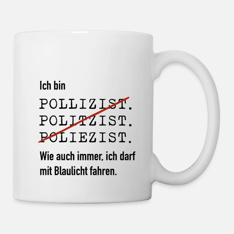 Ich bin Polizist - Tasse - Weiß