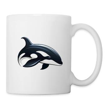 killer whale - Tasse - Weiß - Rechts