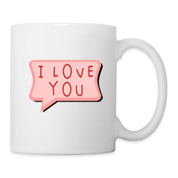 PAAR. GERADE VERHEIRATET. Junggesellinnenabschied. HEILIGER VALENTINSTAG. MARIES - Tasse - Weiß - Rechts