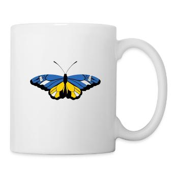 Papillon d’Ukraine - Mug blanc - blanc - Droite