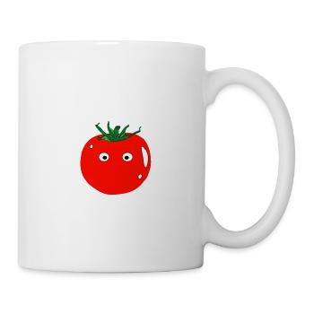 Tomate - Tasse - Weiß - Rechts