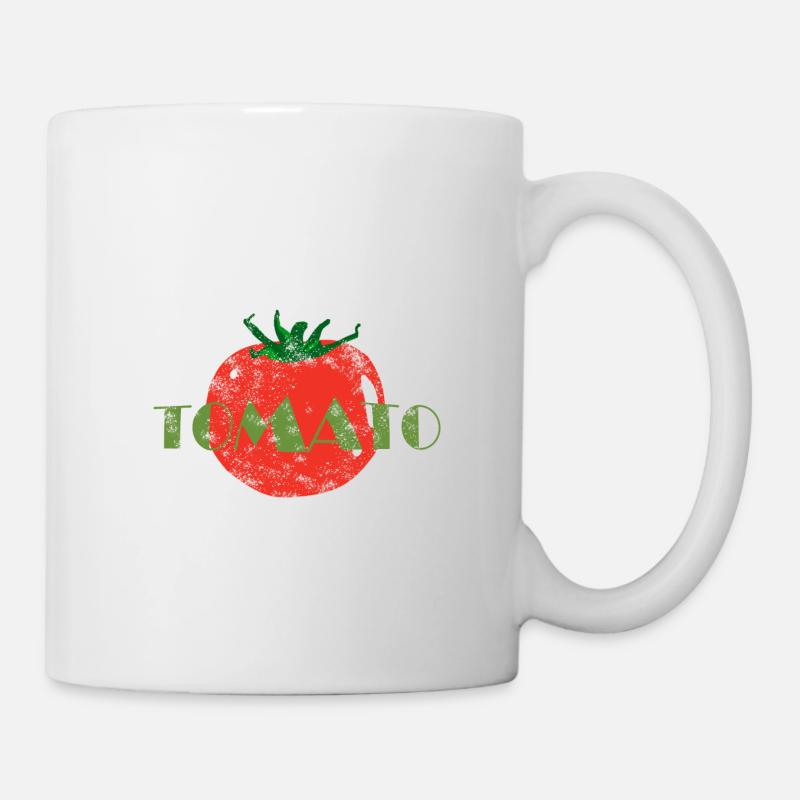Tomate - Tasse - Weiß