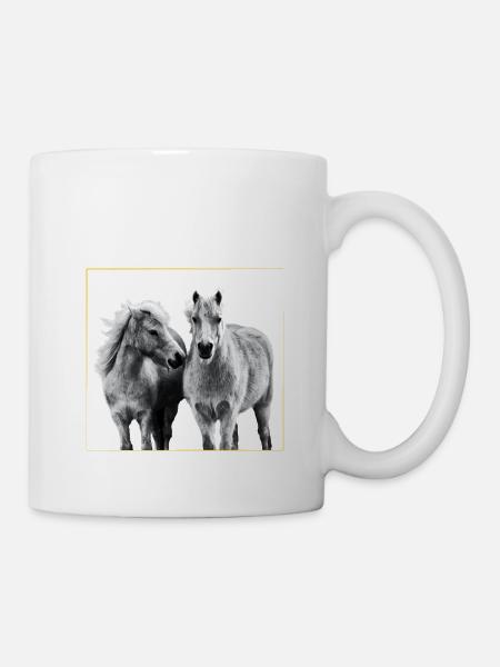 Pferd - Pferde - Pony - Tasse - Weiß