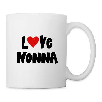 J’aime ma grand-mère italien Nonna - Mug blanc - blanc - Droite