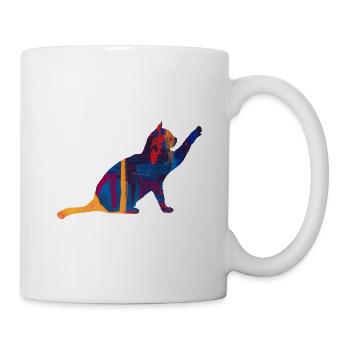 Katze - Tasse - Weiß - Rechts