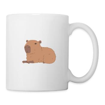 Capybara au repos - Mug blanc - blanc - Droite