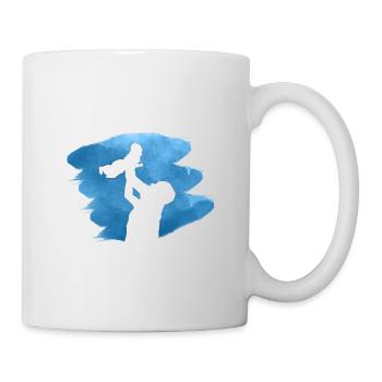 Père et fille - Mug blanc - blanc - Droite