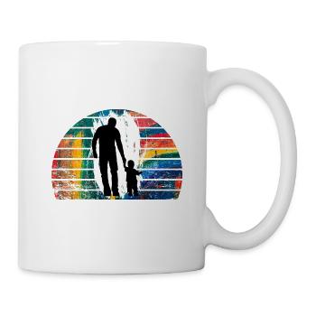 Vater und Tochter - Tasse - Weiß - Rechts