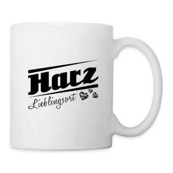 Harz - Lieblingsort mit Stadtnamen - Tasse - Weiß - Rechts