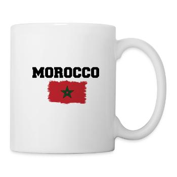 Drapeau du Maroc - Mug blanc - blanc - Droite