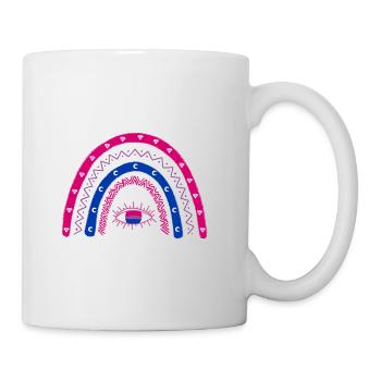 Bisexuality Flag Rainbow Bi Pride - Mug - white - Right