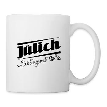 Jülich - Lieblingsort mit Stadtnamen - Tasse - Weiß - Rechts