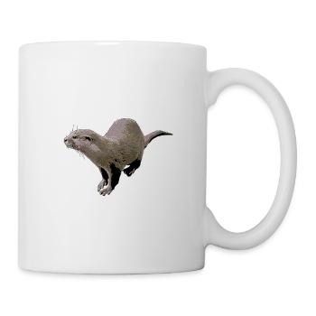 Otter - Tasse - Weiß - Rechts