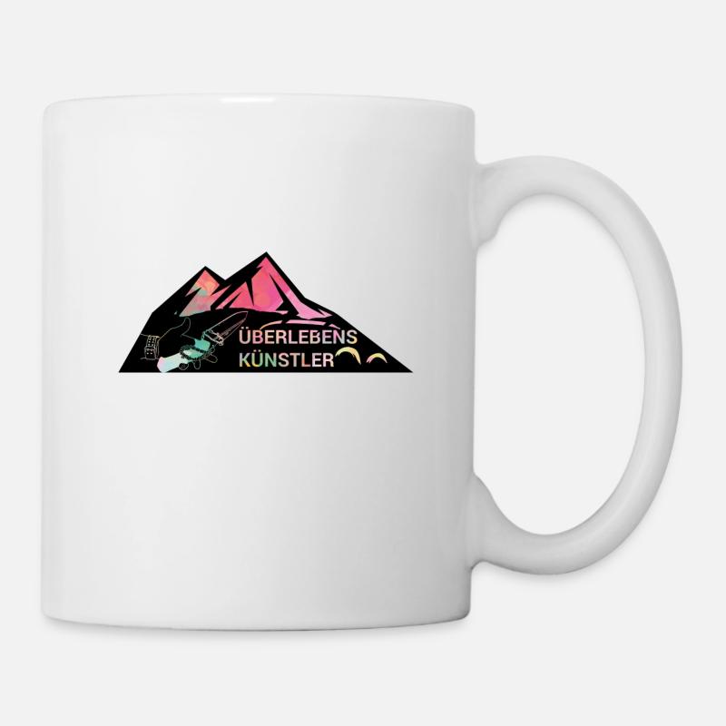 Survival-Ready #Überlebenskünstler - Tasse - Weiß