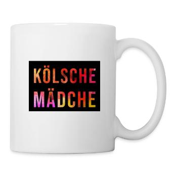 Kölsche Mädche aus Köln - Tasse - Weiß - Rechts