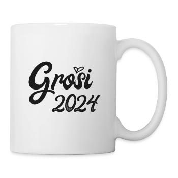 Grosi 2024 Hallo Oma Schweiz Schweizer Oma - Tasse - Weiß - Rechts
