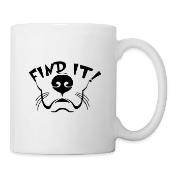 TShirt Aufdruck FIND IT - Tasse - Weiß - Rechts