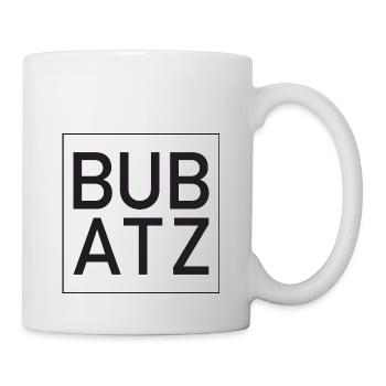 BUBATZ - Trendiges Minimalist Shirt - Tasse - Weiß - Rechts