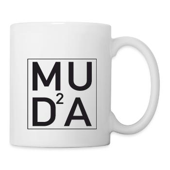 MUDA² - Witziges Muttertag-Shirt - Tasse - Weiß - Rechts
