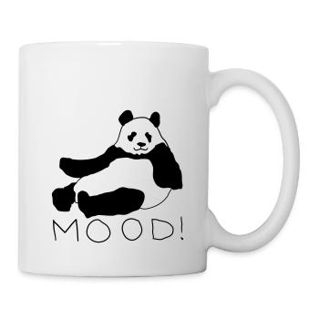 Panda Mood Black - Tasse - Weiß - Rechts