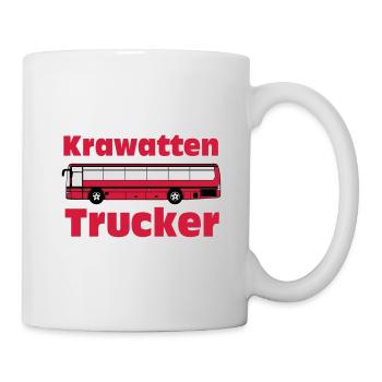 Busfahrer Bus Omnibus Krawatten Trucker (25) - Tasse - Weiß - Rechts