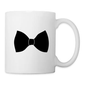 Fliege - Tasse - Weiß - Rechts