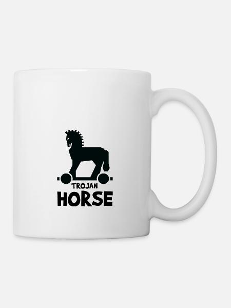 Trojan Horse - Premium Design - Mug - white