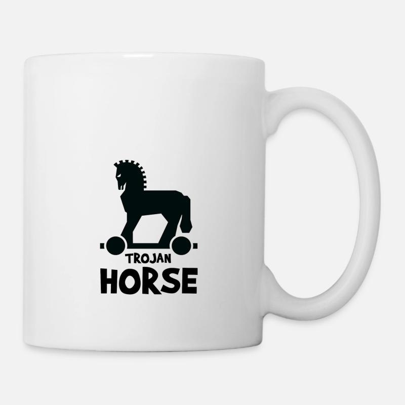 Trojan Horse - Premium Design - Mug - white