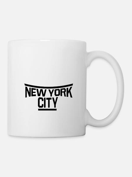 Inscription New York - Premium Design - Mug blanc - blanc