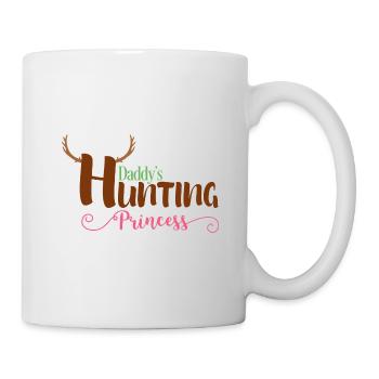 Daddy's Hunting Princess Gift Father's Day V - Mug - white - Right