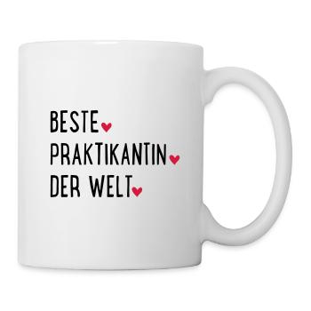 praktikantin - Tasse - Weiß - Rechts