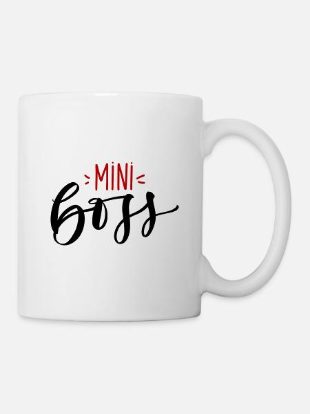 Boss Kleiner Chef Chefin Baby Kinder - Tasse - Weiß