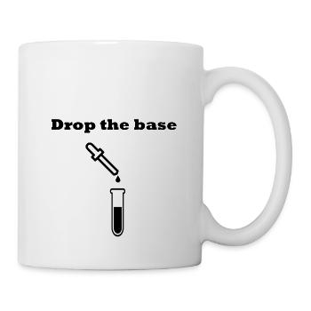 T-shirt Nerd Laissez tomber la base - Mug blanc - blanc - Droite
