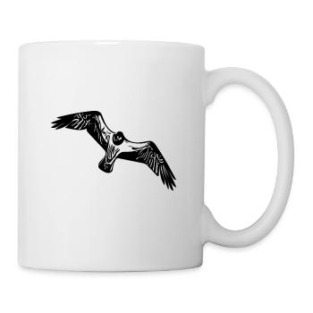 Vintage Seemöve in flight - Mug - white - Right