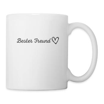 Bester Freund Design - Tasse - Weiß - Rechts