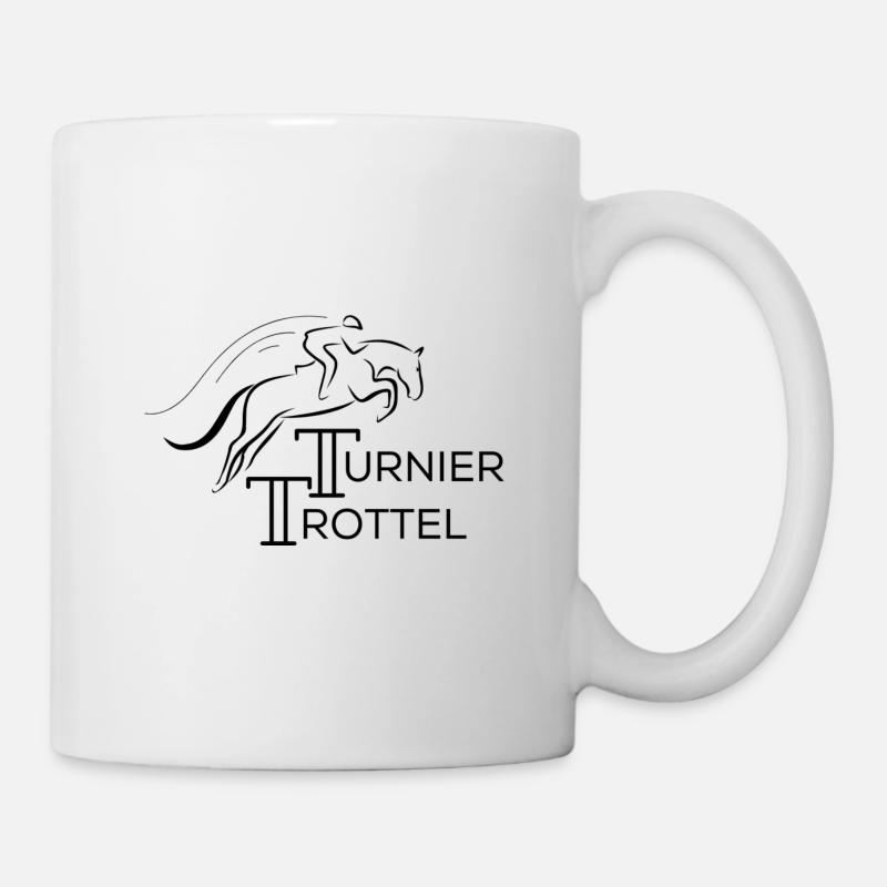 Turniertrottel - Tasse - Weiß