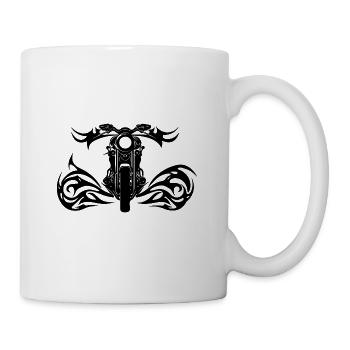 Offroad Tattoo Flames Style Motor Racing - Mug - white - Right