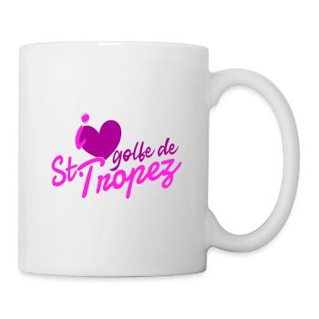 [ i ❤️ Golfe de St★Tropez ] - Mug blanc - blanc - Droite